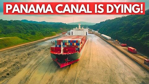 Panama canal suddenly dried up and hundreds of ships are stuck!😱