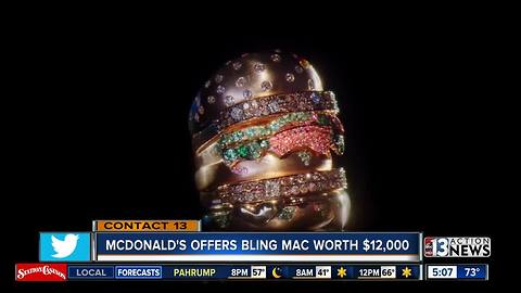 McDonald's is giving away a Big Mac ring worth $12,000