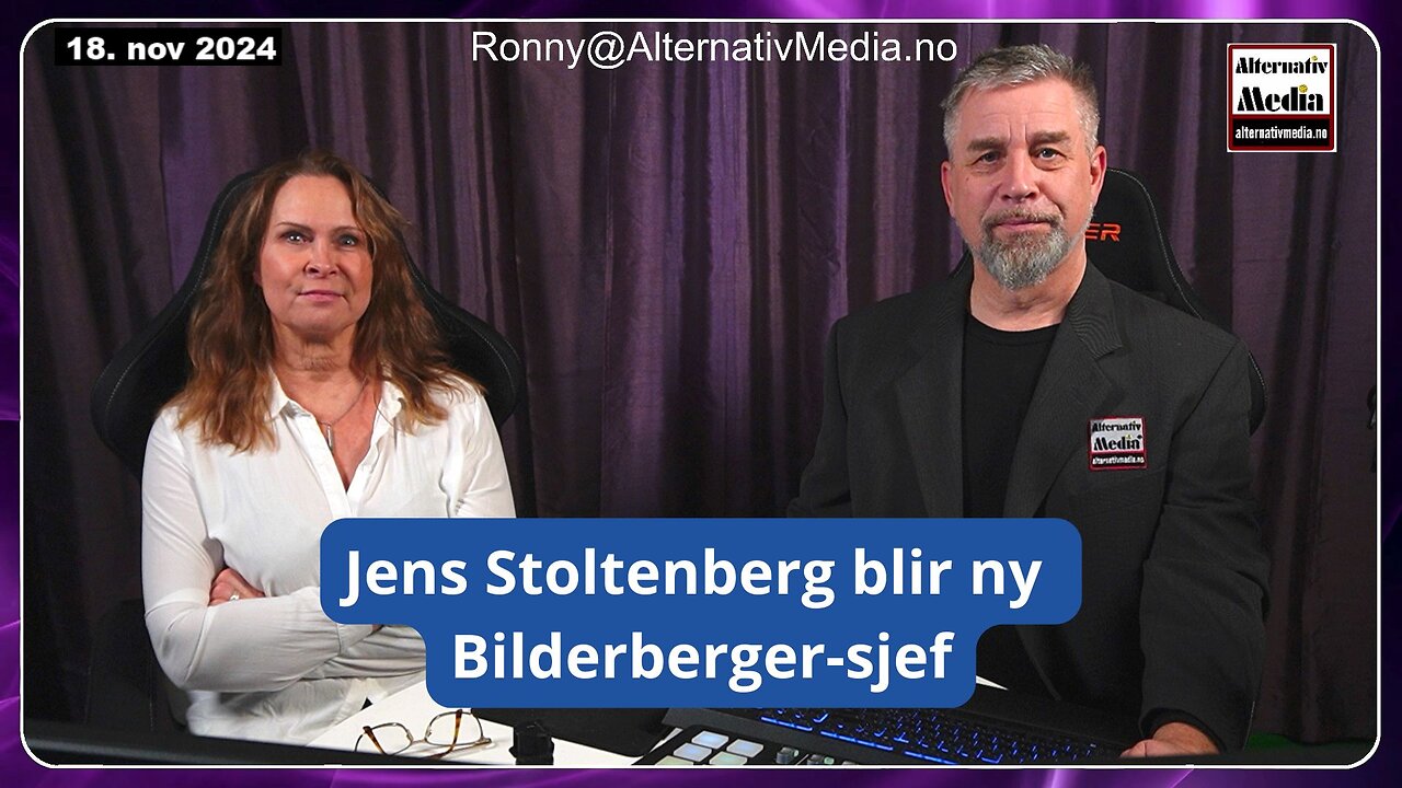 Jens Stoltenberg blir ny Bilderberger-sjef 18.11.24