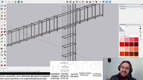 Como instalar armaduras na ligação viga pilar Eng Estrutural