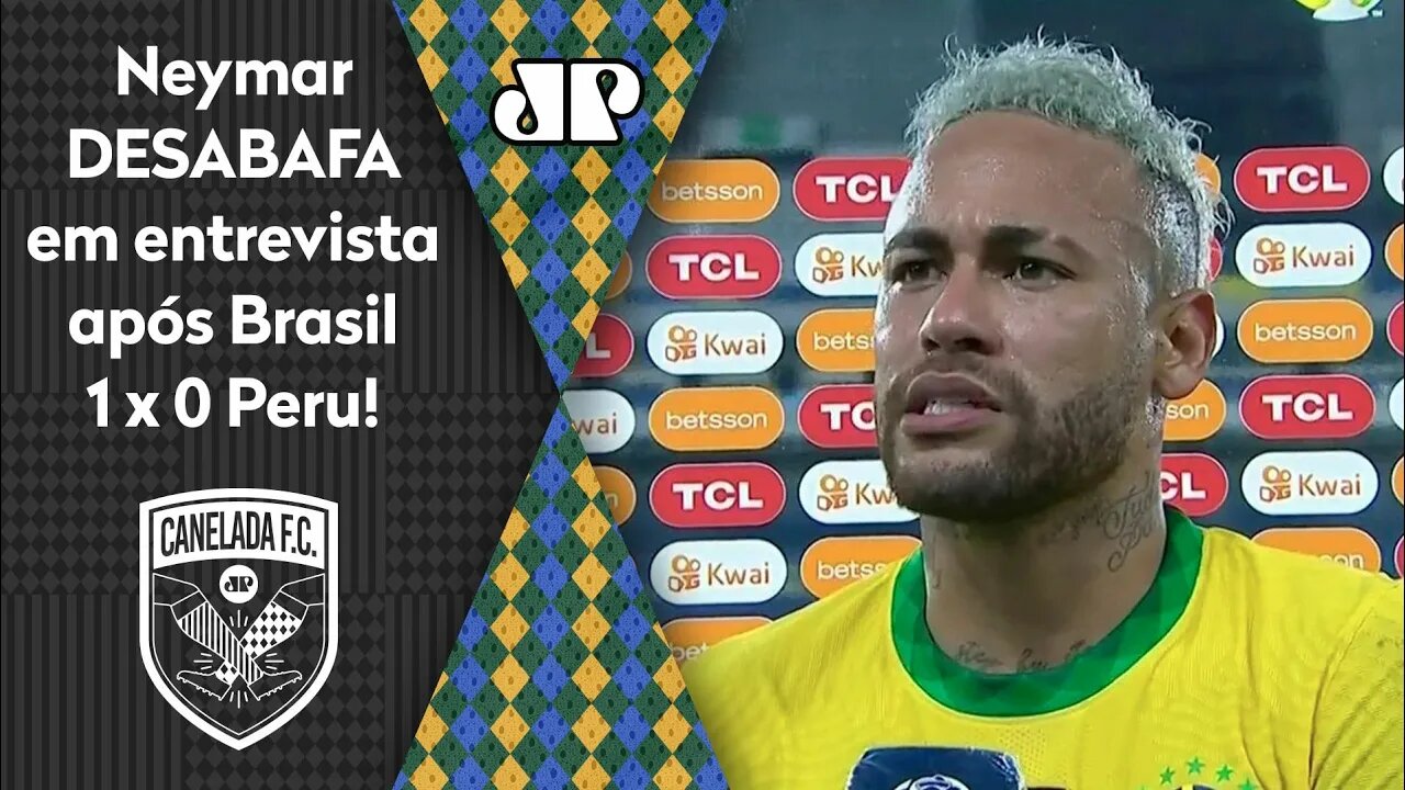 "Ele foi MUITO ARROGANTE!" Neymar DESABAFA após Brasil 1 x 0 Peru!