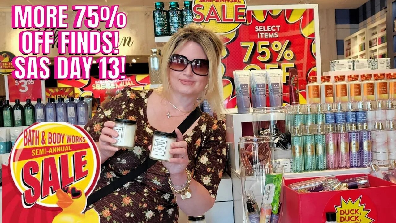 SAS DAY 13 | MORE 75% RED BINS! | BATH & BODYWORKS | ELK GROVE, CA #SAS