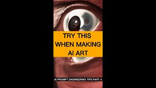 Try this Interesting prompt when making AI Art #aiartists