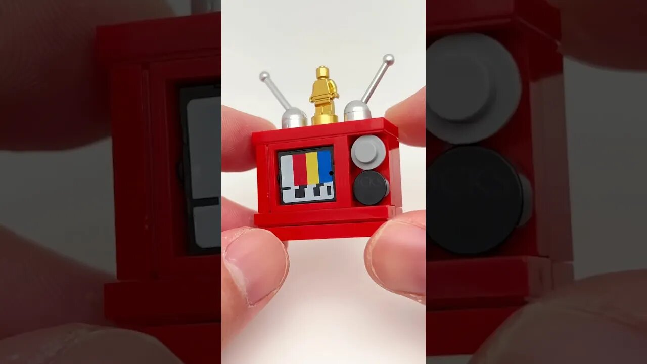 Building Blocks of Mini Color TV #toys #bricks