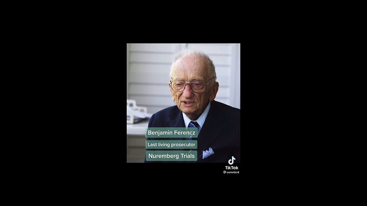 Benjamin Ferencz last living prosecutor Nuremberg Trials