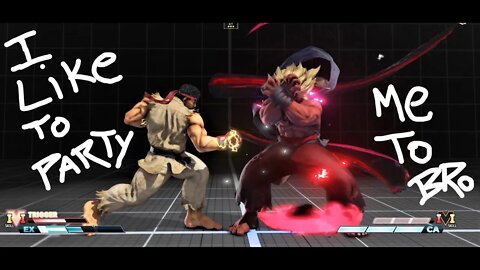 Ryu Solar Plexus Whiff Punish Into RAGING DEMON YES!