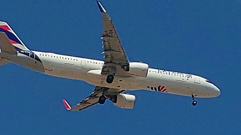 Airbus A321NEO PS-LBG coming from Natal to Manaus