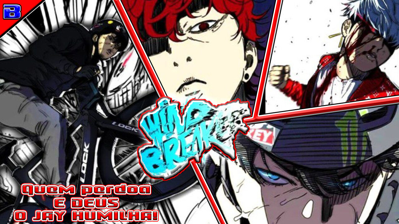 Manhwa react Windbreaker Webtoon ação romance escolar esportes