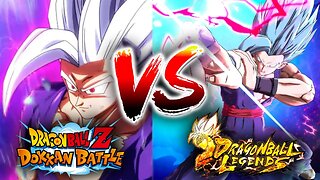 Beast Gohan - Side by Side Gameplay Comparison (Dragon Ball Legends/Dokkan Battle)