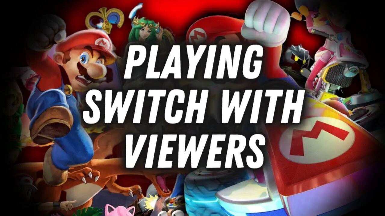 Playing NINTENDO SWITCH GAMES w/ viewers + @lecosmic4