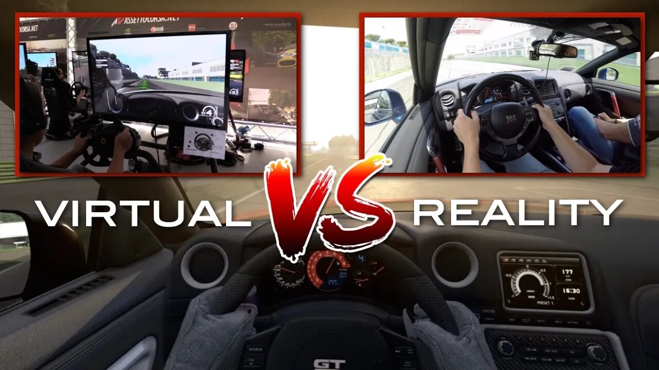 Experiencing Assetto Corsa @ Autodromo Vallelunga - Virtual vs Reality Track Driving!