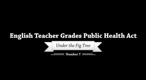 UTFT-07 Teacher Grades the Public Health Act NSW