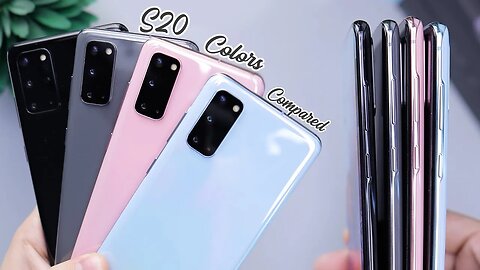 Galaxy S20: All Colors In-Depth Comparison! Which is Best?