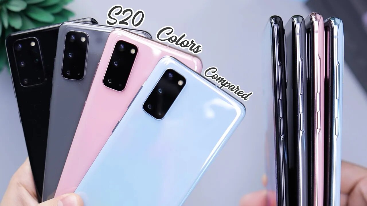 Galaxy S20: All Colors In-Depth Comparison! Which is Best?