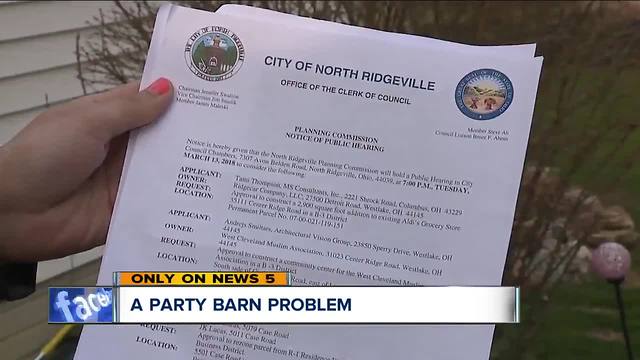 North Ridgeville residents fight to keep barn from being turned into a party space