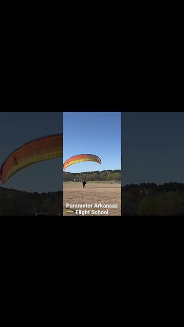 #Paramotor forward inflation