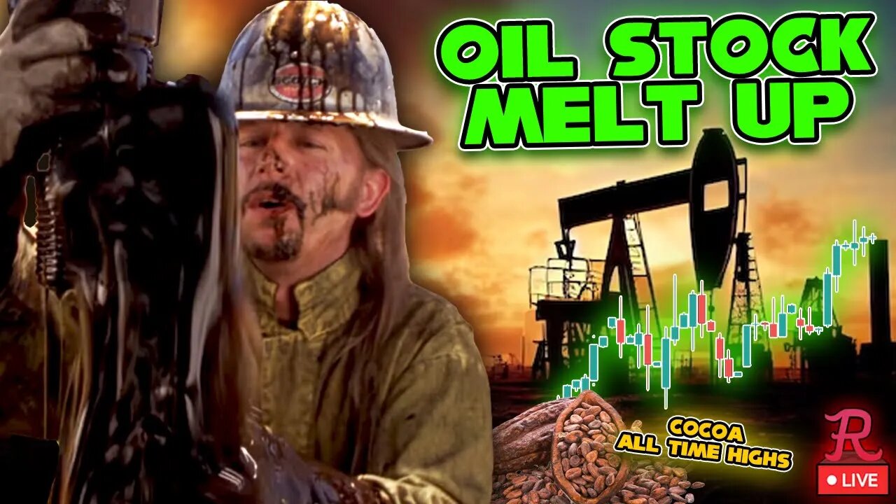 BTC LIVE - OIL STOCK MANIA!