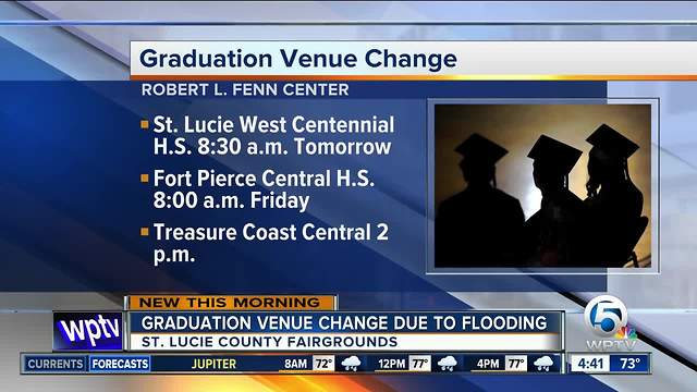 Flooding moves 3 graduations in St. Lucie County