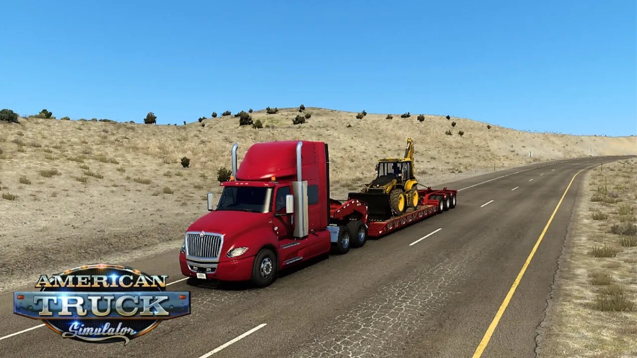 Double Header Transporting Cars And Excavator ATS 34