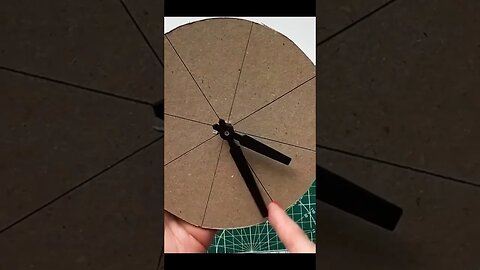 DIY Cardboard clock | Сardboard idea | Home decor