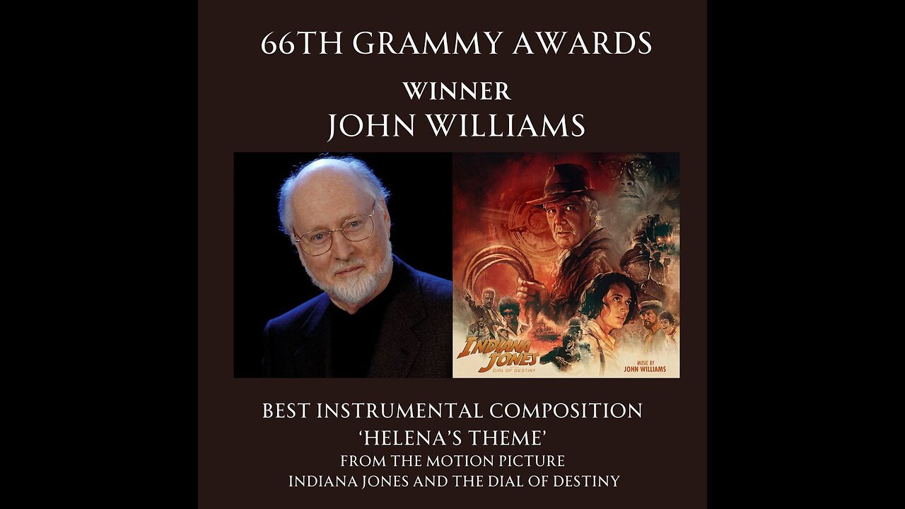 FILM: "Helena's Theme (from Indy 5)" *** Grammy Award WINNER Best Instrumental Composition ***