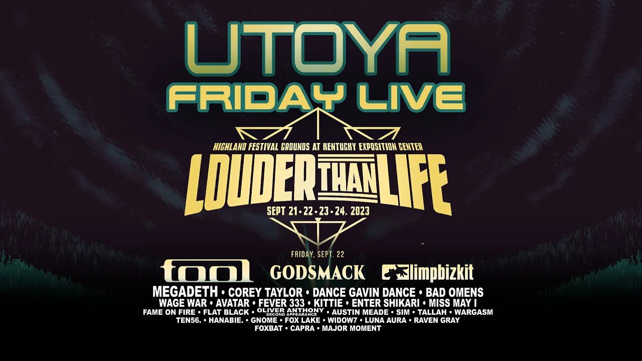 Louder than Life 2023 Event LIVE with Utoya - Friday