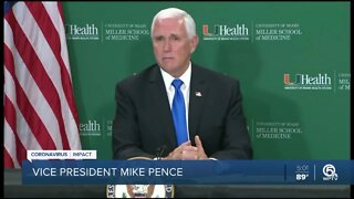 Vide President Pence visits Miami, says 'no shortcuts' in developing coronavirus vaccine