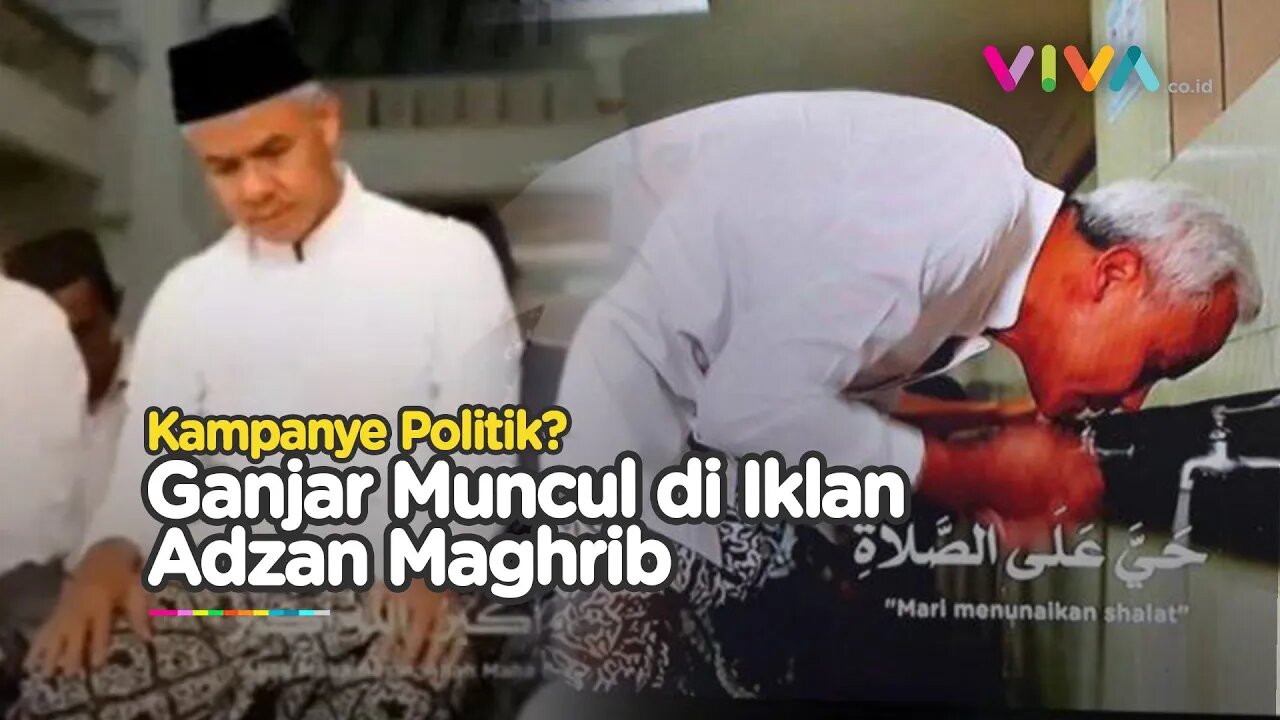 'Promo Gaib' Capres Jadi Model Adzan Maghrib di Stasiun Televisi