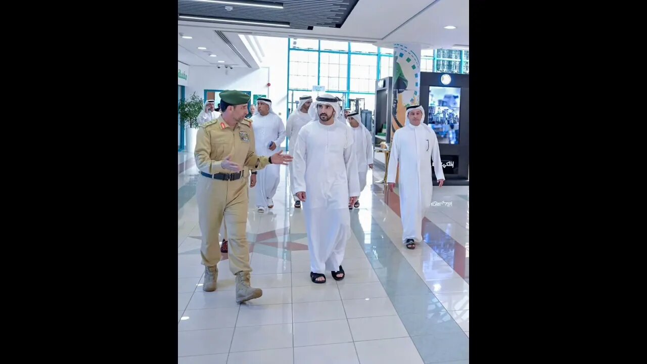 Dubai Crown Prince Sheikh Hamdan bin Mohammed bin Rashid Al Maktoum Visited Dubai Police Club