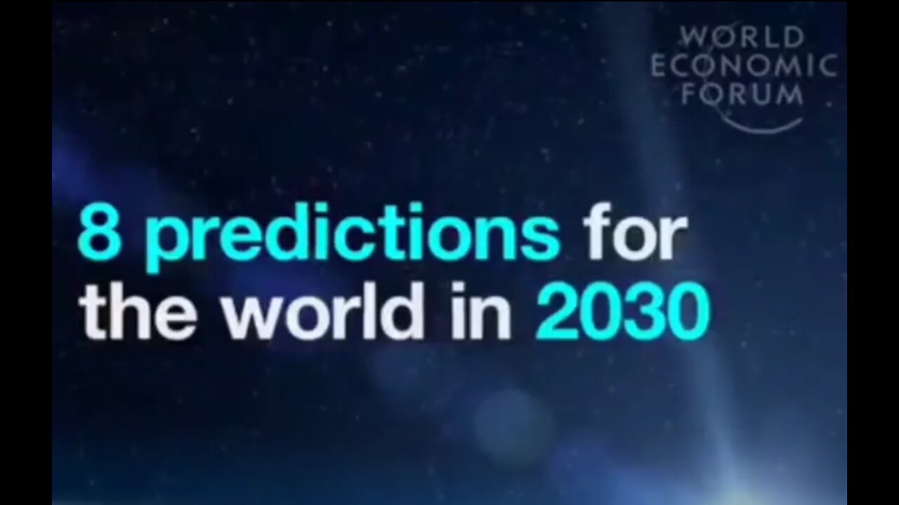 1424. WEF/NWO🌐 The WEF 2018 Presentation for Civilization in 2023👈🏻2025👈🏻2030🚨