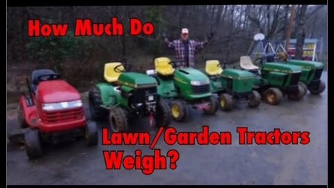 How Much Do These Tractors Weigh?