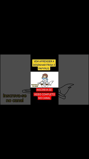 COMO DESENHAR FRISK E PAPYRUS UNDERTALE #shorts #short #undertale #papyrus #friskundertale