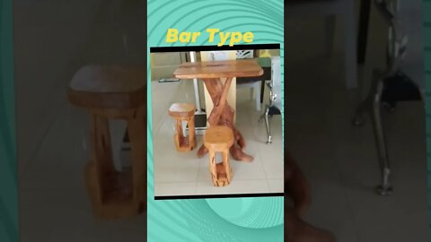 Bar Table with binutas chair