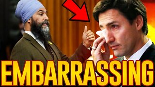 Jagmeet Blames Liberals, Quickly Backfires