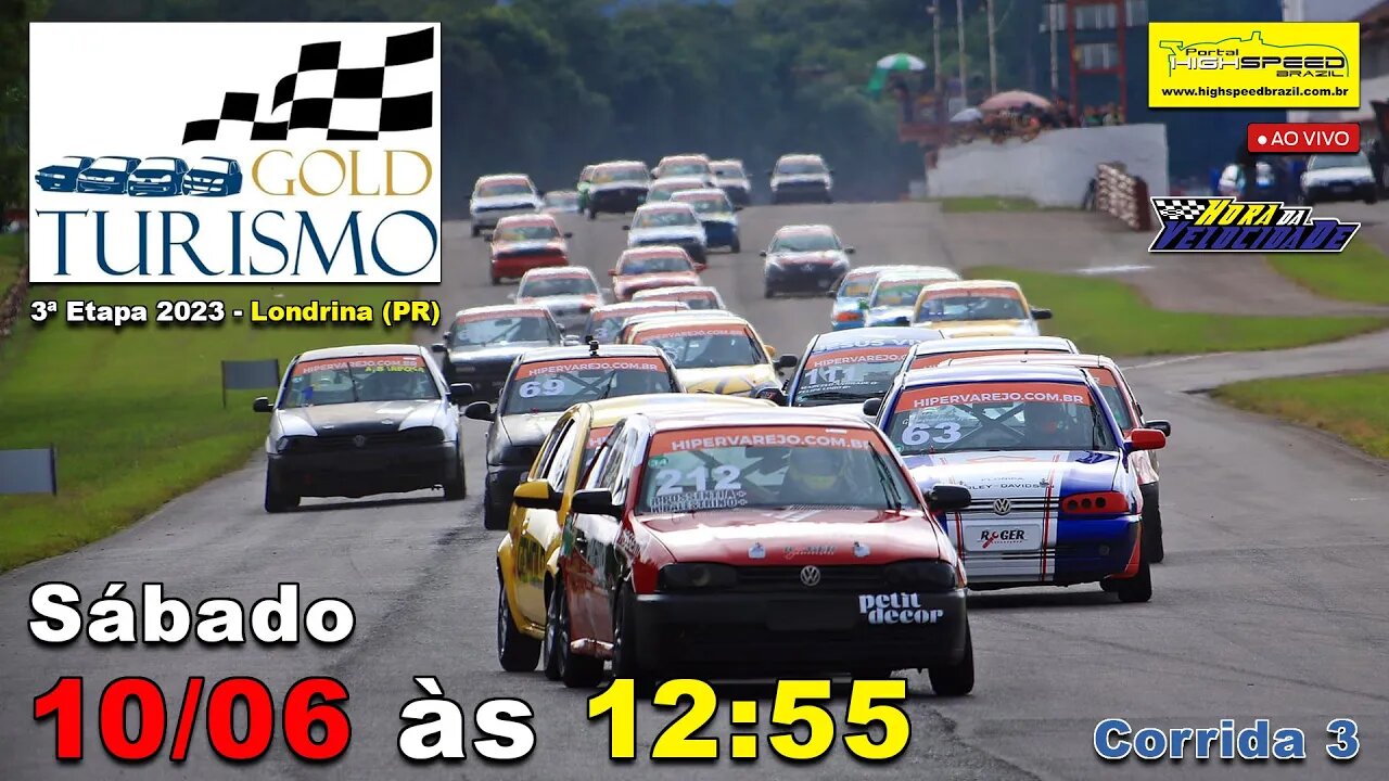 GOLD TURISMO | Corrida 3 | 3ª Etapa 2023 | Londrina (PR) | Ao Vivo