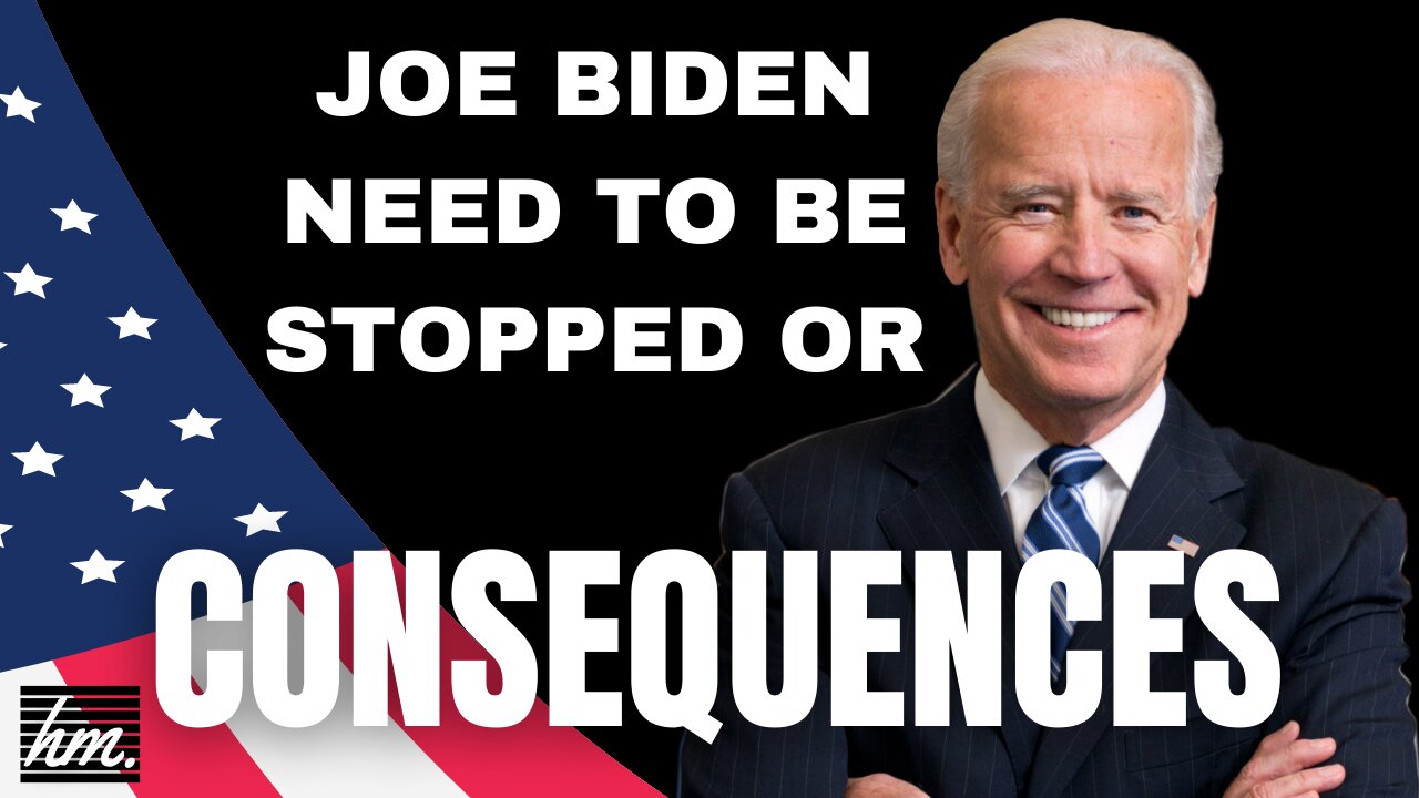 Joe Biden need to STOP.