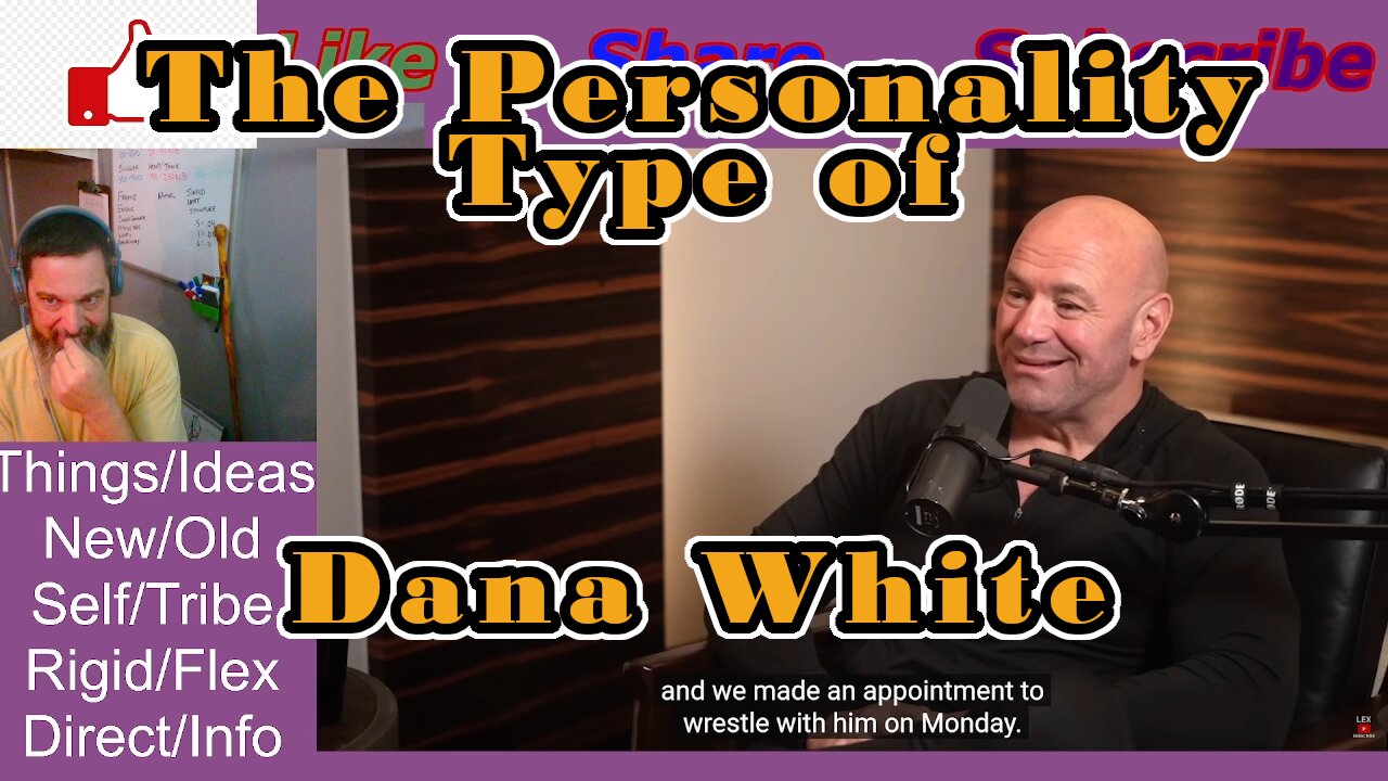 What MBTI Type is Dana White?