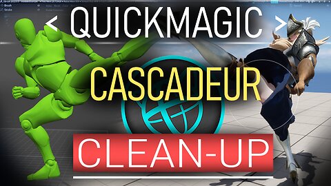 QuickMagicAI MoCap Clean-Up! - (CascadeurAI)