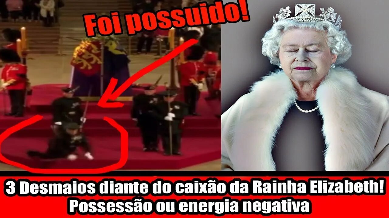 3 DESMAIOS DIANTE DO CAIXÃO DA RAINHA ELIZABETH! POSSESSÃO OU ENERGIA NEGATIVA!!!