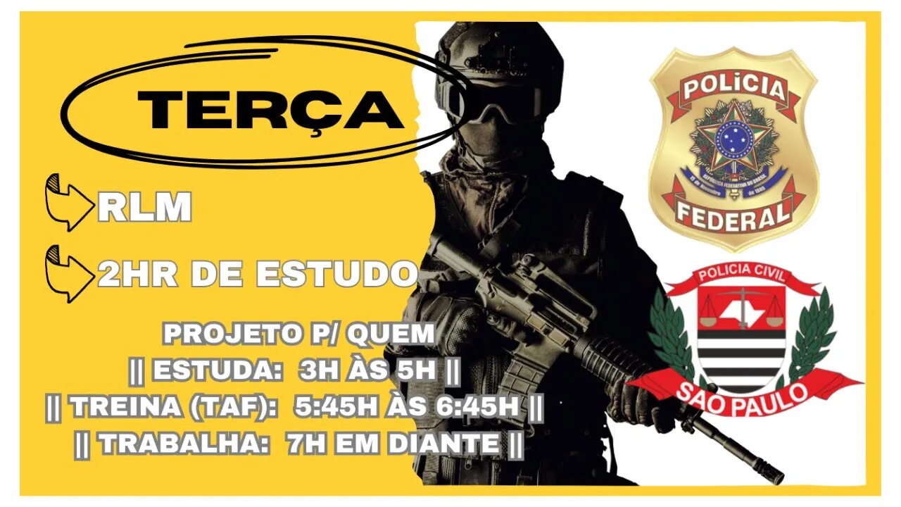 #75 Estude Comigo | Polícia Federal Agente/Escrivão || PCSP 👉 Motivação p/ o Combate