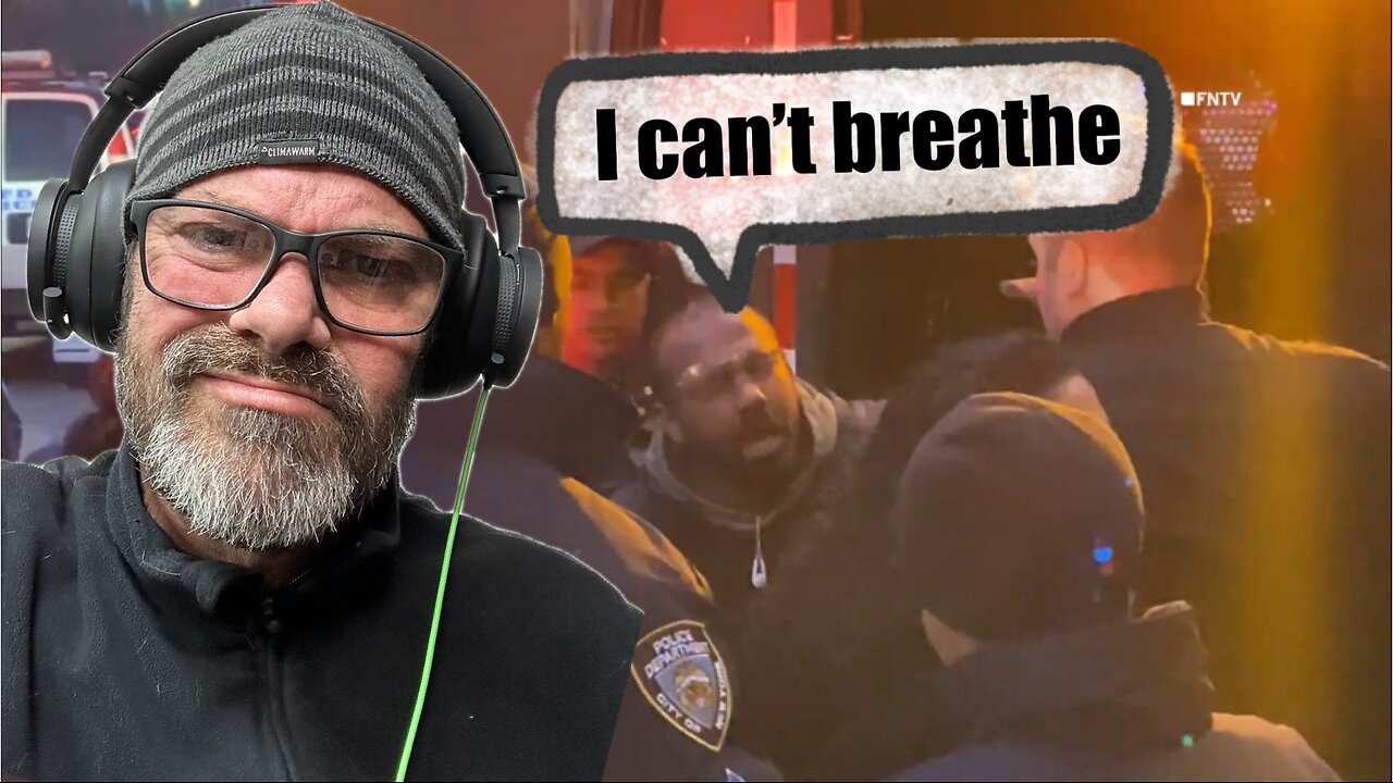 If you get arrested just say you can't breathe