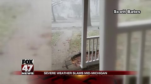 Severe weather heading across Mid-Michigan