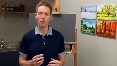 How to Paint Green Summer Trees with Acrylics