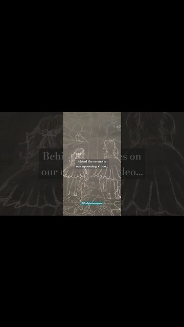 Artwork being created for our upcoming video on preparing the porch in the Pixies Potager for Fall