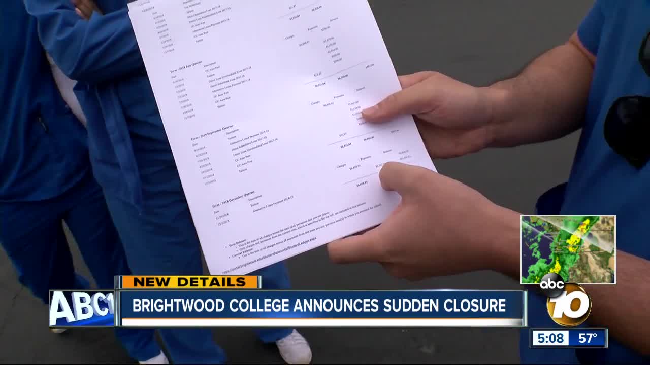 Brightwood College announces sudden closure