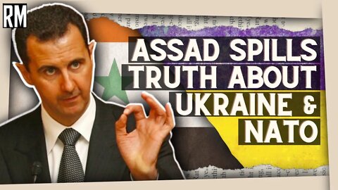 SHOCKING! Assad Spills Truth About Ukraine Conflict and NATO