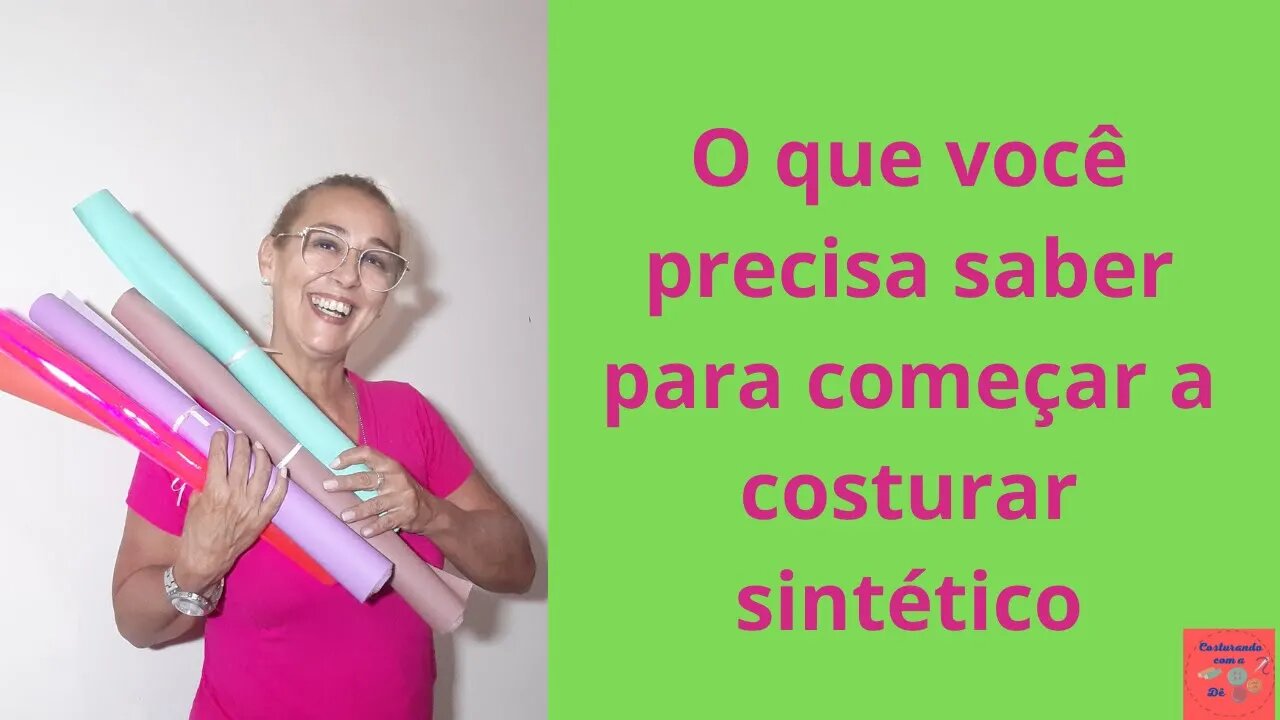 O que você precisa saber para começar a costurar sintético - dica de costura