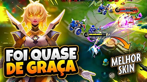 ESSA SKIN SAIU PRATICAMENTE DE GRAÇA E EU PEGUEI! | MOBILE LEGENDS