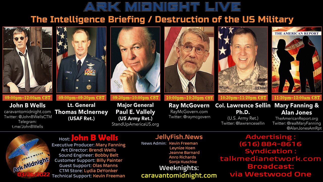 The Intelligence Briefing / Destruction of the US Military - John B Wells LIVE