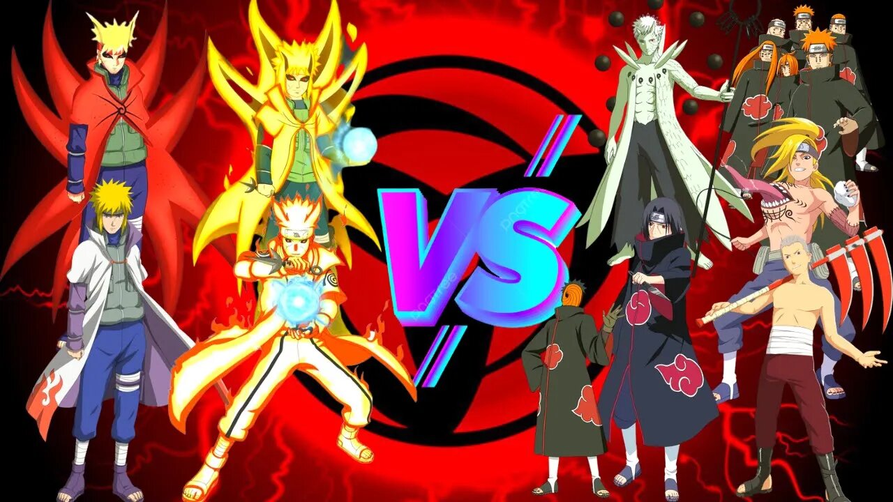 Minato VS Akatsuki - WHO IS STRONGEST??.